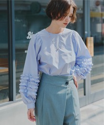 袖 ギャザー フリル」に該当するファッション通販 - ZOZOTOWN