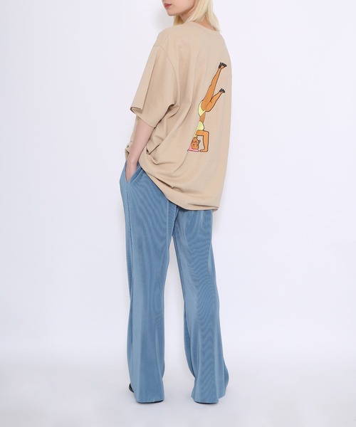 PUNYUS（プニュズ）の「PUNYUSロゴビッグＴ（Tシャツ/カットソー・レディース・ホワイト/ベージュ/ブラック/グリーン・4/3）」の20枚目の写真