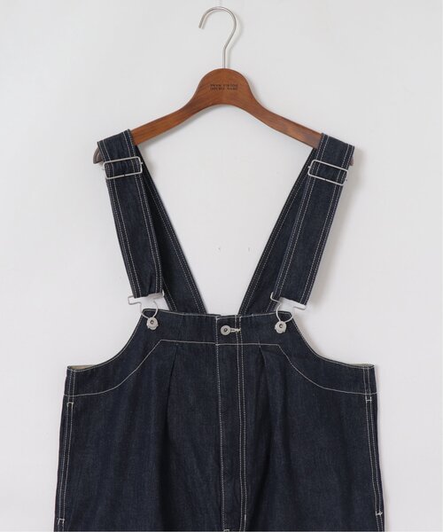 DOUBLE NAME（ダブルネーム）の「バギーデッキデニムサロペット（サロペット/オーバーオール・レディース・ワンウォッシュ/インディゴブルー・FREE）」の11枚目の写真