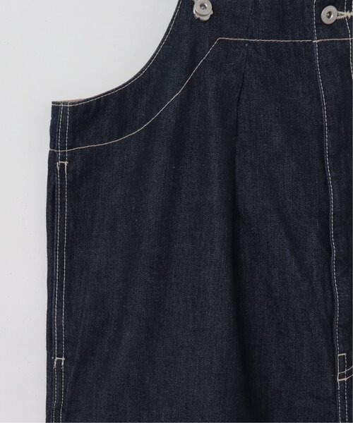 DOUBLE NAME（ダブルネーム）の「バギーデッキデニムサロペット（サロペット/オーバーオール・レディース・ワンウォッシュ/インディゴブルー・FREE）」の13枚目の写真