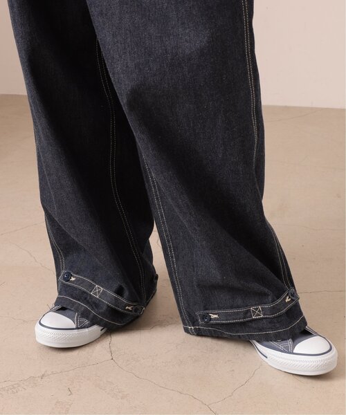 DOUBLE NAME（ダブルネーム）の「バギーデッキデニムサロペット（サロペット/オーバーオール・レディース・ワンウォッシュ/インディゴブルー・FREE）」の19枚目の写真