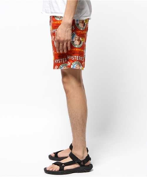 HYSTERIC GLAMOUR（ヒステリックグラマー）の「EXOTIC DRINK総柄 裏パイルショートPT（その他パンツ・メンズ・レッド系その他・LARGE/SMALL/MEDIUM）」の3枚目の写真