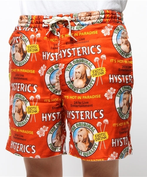 HYSTERIC GLAMOUR（ヒステリックグラマー）の「EXOTIC DRINK総柄 裏パイルショートPT（その他パンツ・メンズ・レッド系その他・LARGE/SMALL/MEDIUM）」の9枚目の写真