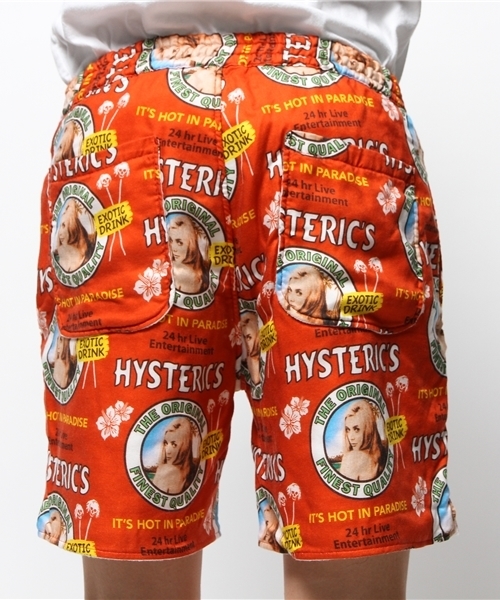 HYSTERIC GLAMOUR（ヒステリックグラマー）の「EXOTIC DRINK総柄 裏パイルショートPT（その他パンツ・メンズ・レッド系その他・LARGE/SMALL/MEDIUM）」の10枚目の写真