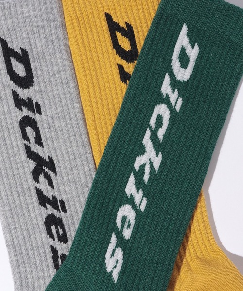 Dickies（ディッキーズ）の「【Dickies】DK C3P ｽﾄﾗｲﾌﾟﾛｺﾞ ｻﾎﾟｰﾄ/クルー丈ソックス/3足セット/メンズ（ソックス/靴下・メンズ・マルチ・25cm～27cm）」の4枚目の写真