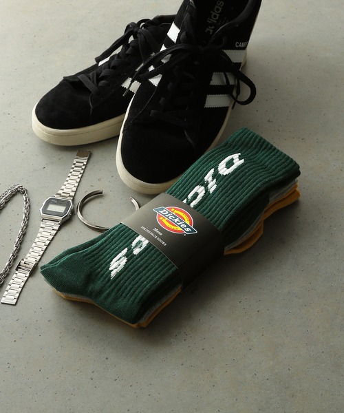 Dickies（ディッキーズ）の「【Dickies】DK C3P ｽﾄﾗｲﾌﾟﾛｺﾞ ｻﾎﾟｰﾄ/クルー丈ソックス/3足セット/メンズ（ソックス/靴下・メンズ・マルチ・25cm～27cm）」の6枚目の写真