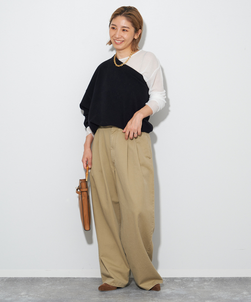 セール】【R'IAM】 ワンショル プルオーバー（ニット/セーター