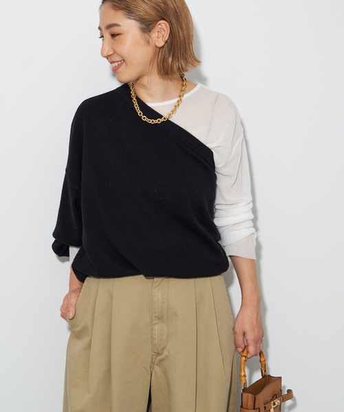 【1度着用のみ美品】 プラージュ minimal スウェット プルオーバー plage（プラージュ）の「minimal スウェット（Tシャツ