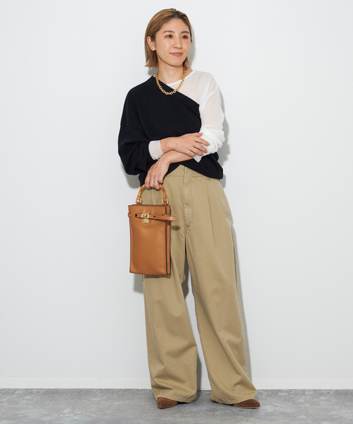 新品タグ付◆Plage R’IAM SheerCuff プルオーバー◆プラージュ WEB限定追加》R'IAM Sheer Cuff プルオーバー（Tシャツ