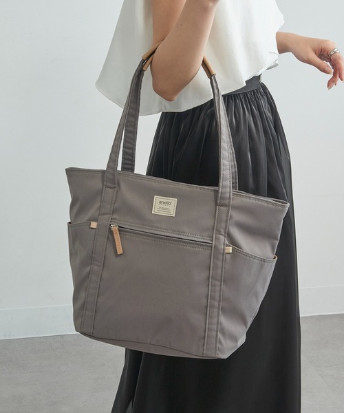 anello（アネロ）の「【anello】GHM0553 大容量 トートバッグ（トートバッグ・レディース・ブルー/ブラック/グレー/ベージュ・FREE）」の3枚目の写真