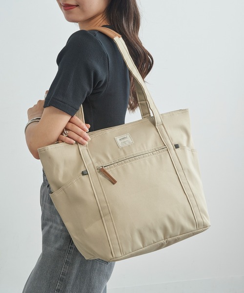anello（アネロ）の「【anello】GHM0553 大容量 トートバッグ（トートバッグ・レディース・ブルー/ブラック/グレー/ベージュ・FREE）」の11枚目の写真