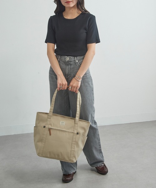 anello（アネロ）の「【anello】GHM0553 大容量 トートバッグ（トートバッグ・レディース・ブルー/ブラック/グレー/ベージュ・FREE）」の18枚目の写真