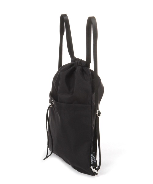 repipi armario(レピピ アルマリオ)の「ナイロンミニナップサック(バックパック/リュック・キッズ・その他/グレー/ブラック・FREE)」の4枚目の写真