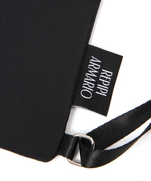 repipi armario(レピピ アルマリオ)の「ナイロンミニナップサック(バックパック/リュック・キッズ・その他/グレー/ブラック・FREE)」の8枚目の写真