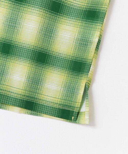 ITEMS URBANRESEARCH(アイテムズ アーバンリサーチ)の「ライトシアーチェック オープンカラー半袖シャツ(シャツ/ブラウス・メンズ・ベージュ/イエロー/ブルー・MEDIUM/LARGE)」の22枚目の写真