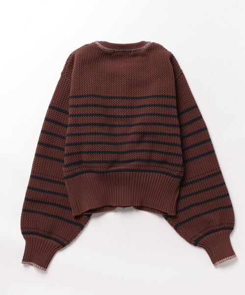 Doux archives（ドゥアルシーヴ）の「ポリヤーンニットカーディガン（カーディガン/ボレロ・レディース・ブラウン/ベージュ/ブラック・FREE）」の4枚目の写真