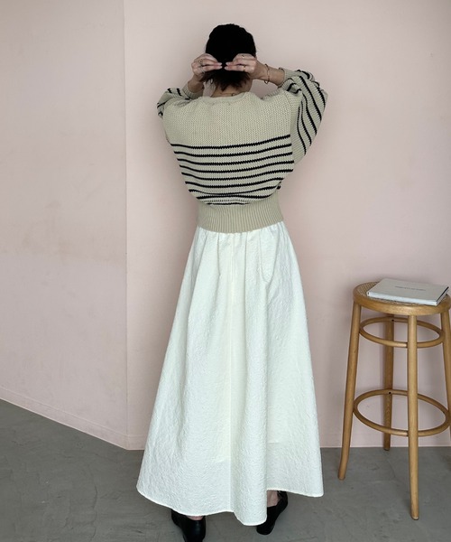 Doux archives（ドゥアルシーヴ）の「ポリヤーンニットカーディガン（カーディガン/ボレロ・レディース・ブラウン/ベージュ/ブラック・FREE）」の22枚目の写真