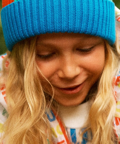 STELLA McCARTNEY(ステラマッカートニー)の「STELLA McCARTNEY (ステラマッカートニー) Kids & Junior ウールブレンドニット帽子(ニットキャップ/ビーニー・キッズ・カラフル・Ⅱ)」の11枚目の写真