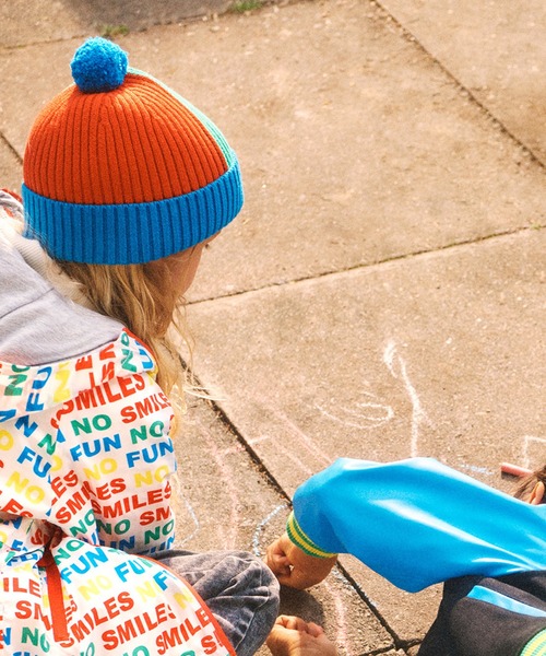 STELLA McCARTNEY(ステラマッカートニー)の「STELLA McCARTNEY (ステラマッカートニー) Kids & Junior ウールブレンドニット帽子(ニットキャップ/ビーニー・キッズ・カラフル・Ⅱ)」の10枚目の写真