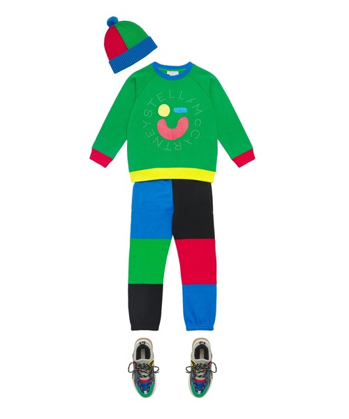 STELLA McCARTNEY(ステラマッカートニー)の「STELLA McCARTNEY (ステラマッカートニー) Kids & Junior ウールブレンドニット帽子(ニットキャップ/ビーニー・キッズ・カラフル・Ⅱ)」の4枚目の写真