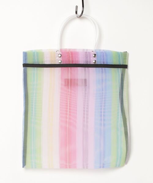 Moon Bird（ムーンバード）の「【Moon Bird/ムーンバード】MEXICAN MESH TOTE（トートバッグ・レディース・その他1/ブラック系その他/グリーン系その他・FREE）」の5枚目の写真