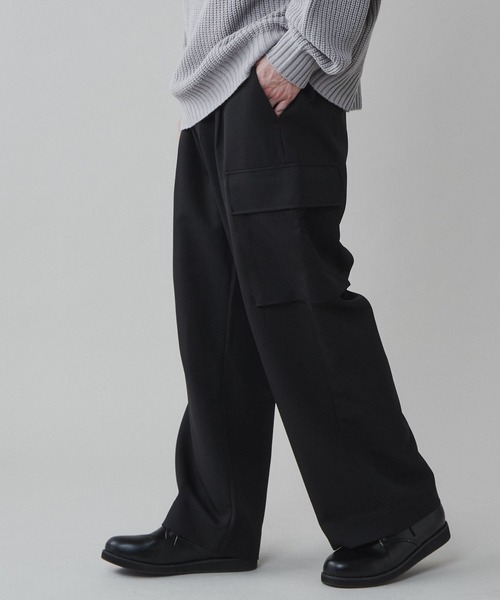 LUCY(ルーシー)の「LUCY/【セットアップ対応】トロミ ルーズカーゴスラックス(カーゴパンツ・メンズ・ブルー系その他/ブラック/ブラウン・MEDIUM/LARGE)」の13枚目の写真