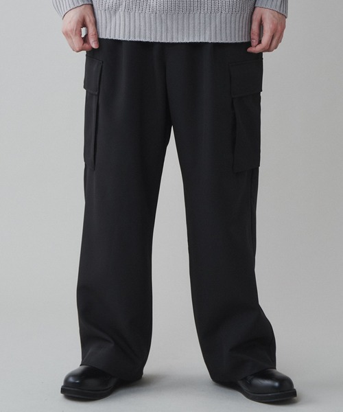 LUCY(ルーシー)の「LUCY/【セットアップ対応】トロミ ルーズカーゴスラックス(カーゴパンツ・メンズ・ブルー系その他/ブラック/ブラウン・MEDIUM/LARGE)」の21枚目の写真
