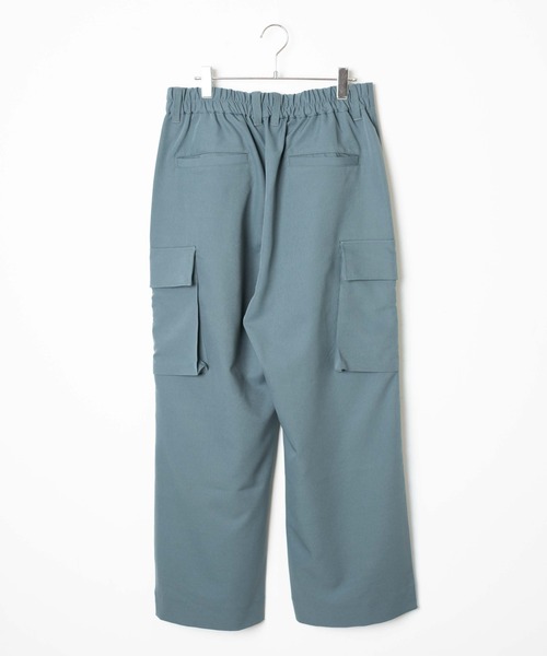 LUCY(ルーシー)の「LUCY/【セットアップ対応】トロミ ルーズカーゴスラックス(カーゴパンツ・メンズ・ブルー系その他/ブラック/ブラウン・MEDIUM/LARGE)」の9枚目の写真