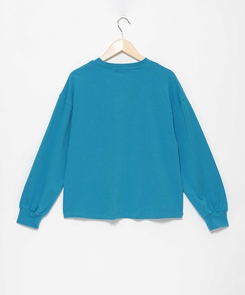 by LOVEiT（バイラビット）の「ウェーブロゴ長袖Ｔシャツ（Tシャツ/カットソー・キッズ・ピンク/ブルー/ブラック/オフホワイト・120cm/130cm/160cm/150cm/140cm）」の5枚目の写真