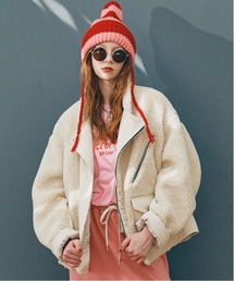 RNA | J2070 ボアコンビBIGジャケット(ライダースジャケット)