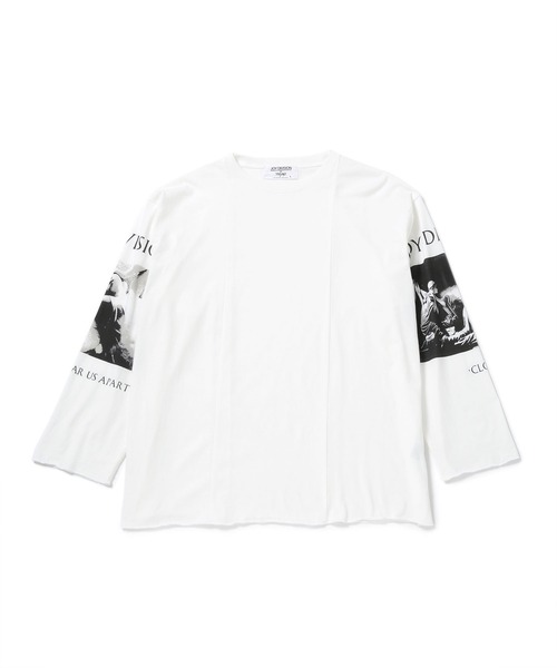 WEYEP（ウィエップ）の「WEYEP/JOY DIVISION Sleeve Rocktee（Tシャツ/カットソー・メンズ・ブラック/ホワイト・M/L）」の2枚目の写真