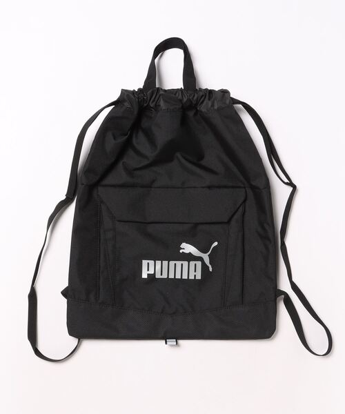 PUMA（プーマ）の「《PUMA》プーマ アクティブ ジムサック（エコバッグ/サブバッグ・メンズ・ブラック×ブルー/ネイビー/ブルー系その他/ブラック×シルバー/ブラック系その他/ブルー系その他2・フリー）」の3枚目の写真