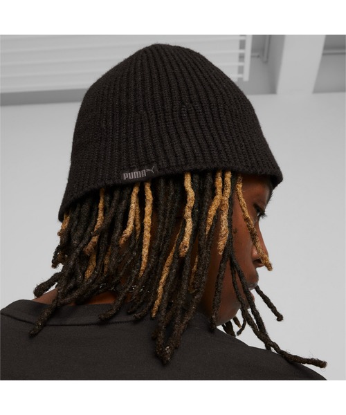 PUMA（プーマ）の「PUMA プーマ ユニセックス プライム ニット バケットハット（ハット・メンズ・ブラック/オフホワイト・SMALL/LARGE）」の4枚目の写真