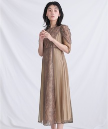 【新品】ANDRESD パーティードレス　ブラウン ANDRESD｜アンドレスドのドレス（ブラウン/茶色系）通販 - ZOZOTOWN
