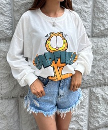 GARFIELDバックプリントロンT