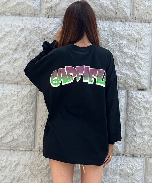 GLAMOROUS JANE(グラマラスジェーン)の「GARFIELDバックプリントロンT(Tシャツ/カットソー・レディース・ブラック/チャコールグレー/オフホワイト・FREE)」の19枚目の写真