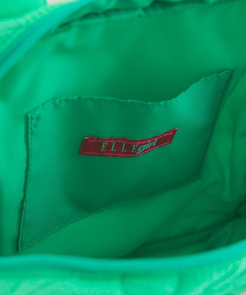 ELLEgirl（エルガール）の「フラワーキルトスクエアミニトート【ELLEgirl/エル ガール】（ハンドバッグ・レディース・パープル/ブラック/ライトグリーン・FREE）」の14枚目の写真