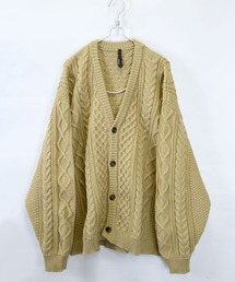 Starting Over（スターティングオーバー）の「アラン柄  ボリューム袖オーバーサイズ カーディガン/レディース メンズ（カーディガン/ボレロ）」