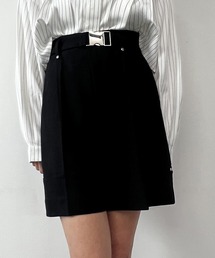 179/WG（イチナナキュウダブルジー）の「ベルト付き リベットデザイン ハーフパンツ（その他パンツ）」