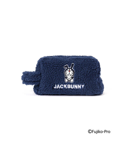 【ドラえもん Jack Bunny!!】ボア 二層ポーチ (UNISEX)