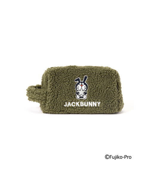 【ドラえもん Jack Bunny!!】ボア 二層ポーチ (UNISEX)