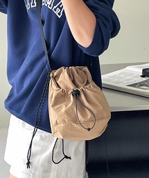 MAISON BREEZE | 【MAISON BREEZE】ドローストリングミニショルダーバッグ KNF036(ショルダーバッグ)