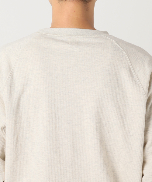 RIDING HIGH（ライディングハイ）の「【RIDING HIGH / ライディングハイ】BRAVO YARNS 裏毛クルースウェット（スウェット・メンズ・アイボリー・MEDIUM/LARGE）」の5枚目の写真