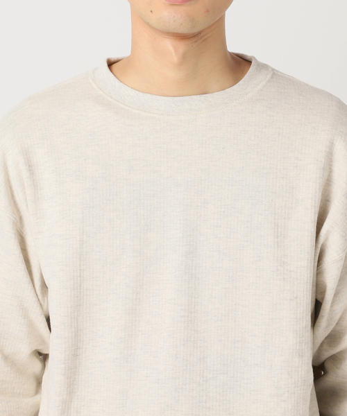 RIDING HIGH（ライディングハイ）の「【RIDING HIGH / ライディングハイ】BRAVO YARNS 裏毛クルースウェット（スウェット・メンズ・アイボリー・MEDIUM/LARGE）」の6枚目の写真