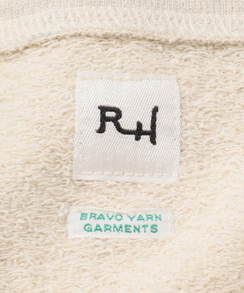 RIDING HIGH（ライディングハイ）の「【RIDING HIGH / ライディングハイ】BRAVO YARNS 裏毛クルースウェット（スウェット・メンズ・アイボリー・MEDIUM/LARGE）」の11枚目の写真