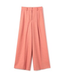 メランジカルゼ タックワイドパンツ