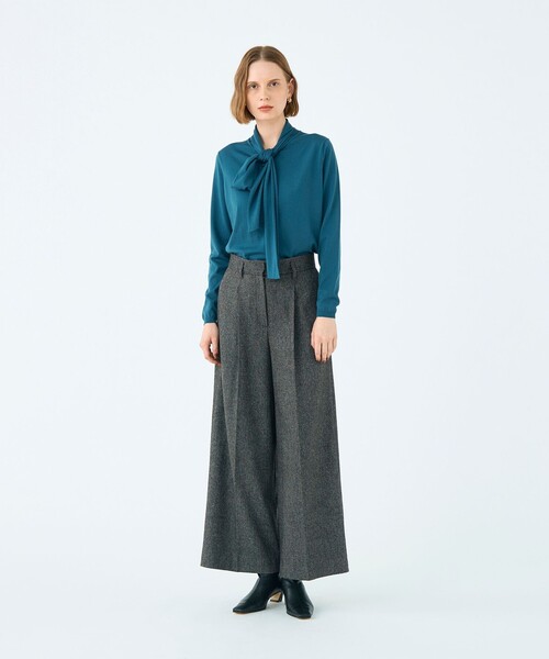 メランジカルゼ タックワイドパンツ（その他パンツ）｜BALLSEY