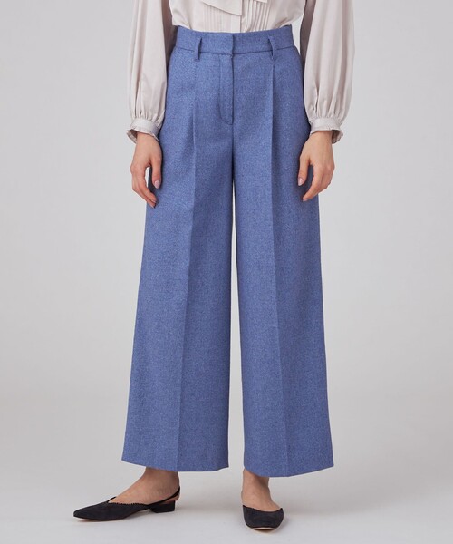 メランジカルゼ タックワイドパンツ（その他パンツ）｜BALLSEY