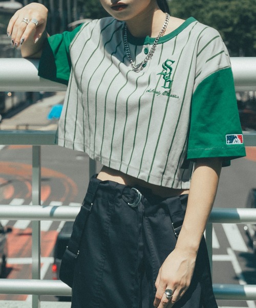 【セール】HENLY NECK BASEBALL TEE（Tシャツ/カットソー）｜Subciety（サブサエティ）