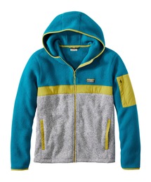 L.L.Bean | エル・エル・ビーン・セーター・フリース・シェルパ・ハイブリッド、フルジップ フーディ 米国フィット・レギュラー(ニット/セーター)